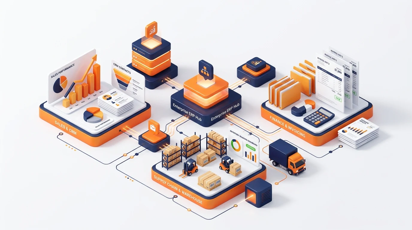 Business Systems & ERP - Unified management of inventory, sales, invoicing and operations
